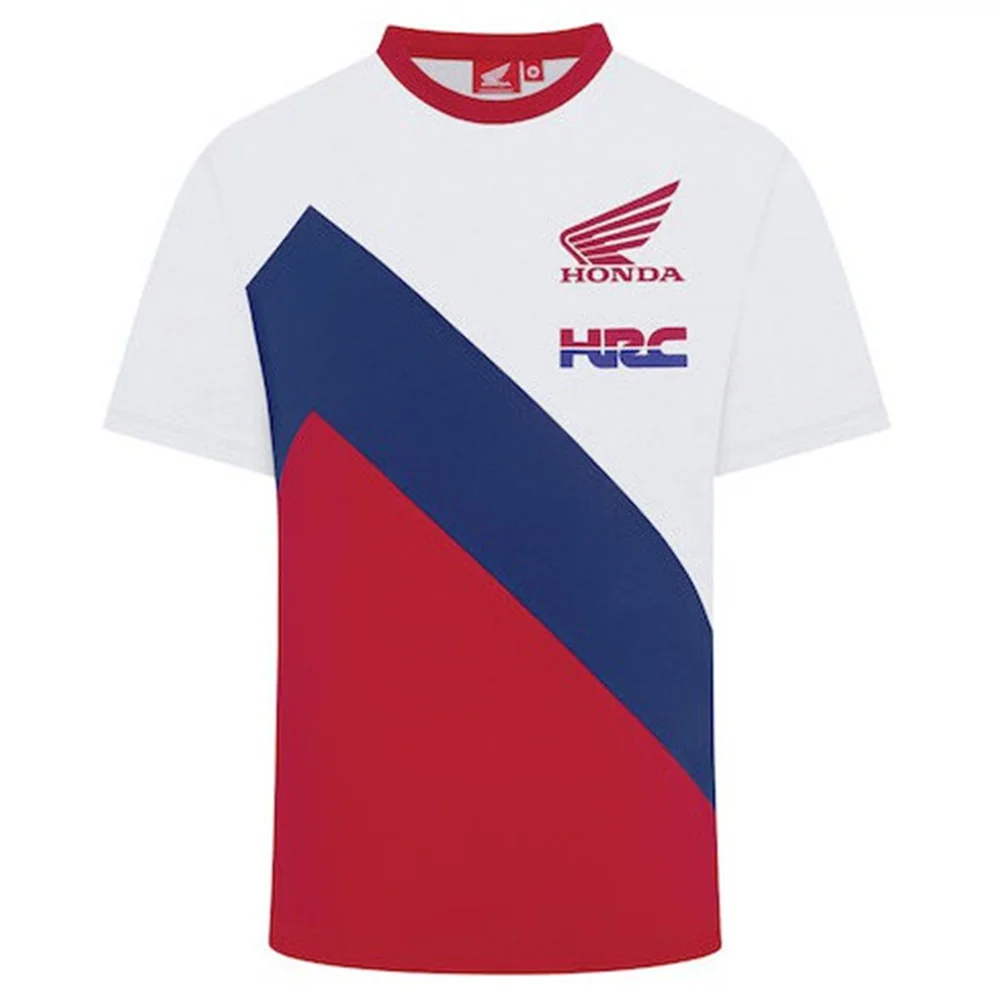 

Honda HRC men's short-sleeved round neck T-shirt summer fashion motorcycle heavy motorcycle rider heavy machine classic top