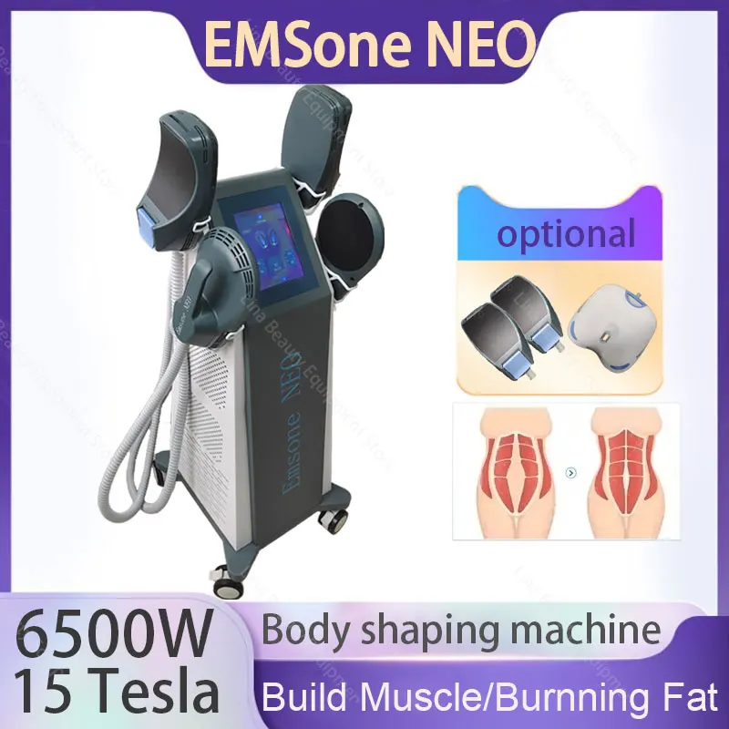 

EMSone NEO Health Weight Loss Machine 6500W 200Hz RF Fat Burning Muscle Stimulator EMS Shaping Machine