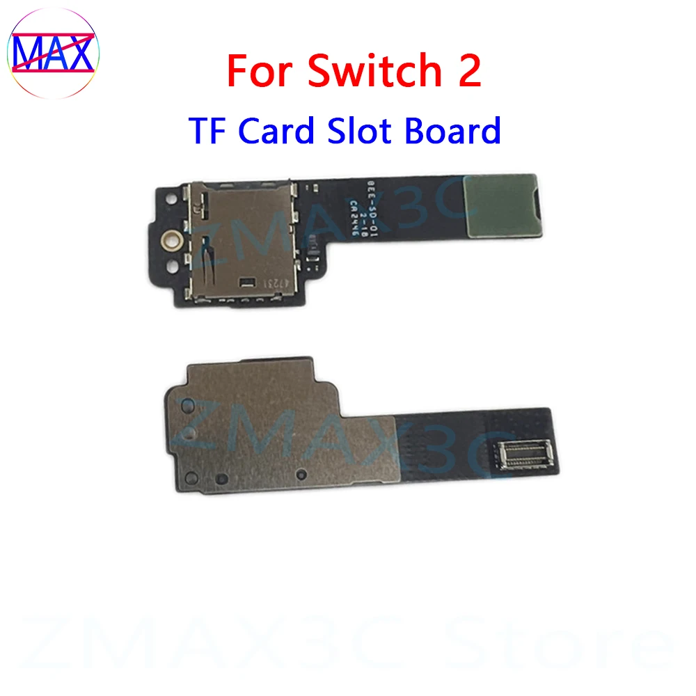 Original TF Card Slot With PCB Board For Switch 2 Console SD/TF Memory Card Slot Replacement For NS 2 Game Host Repair Parts