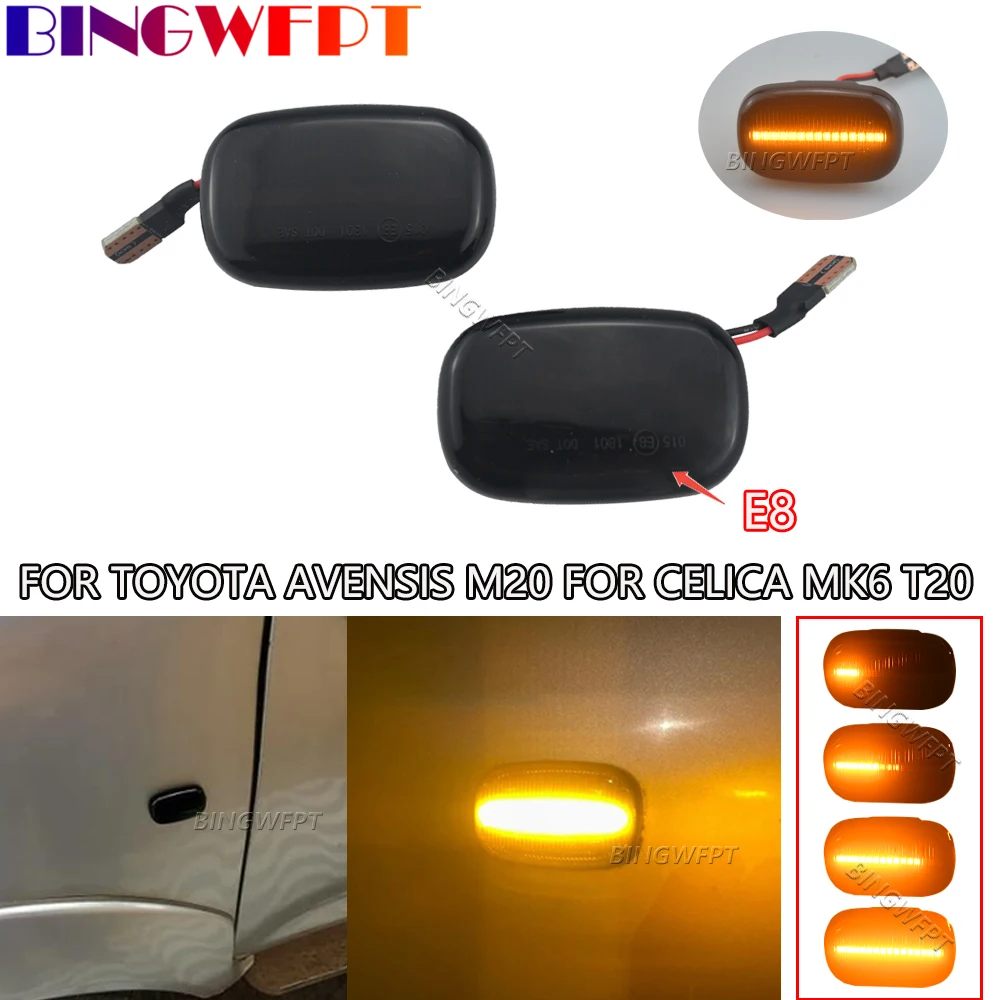 2Pcs Dynamic Led Si…
