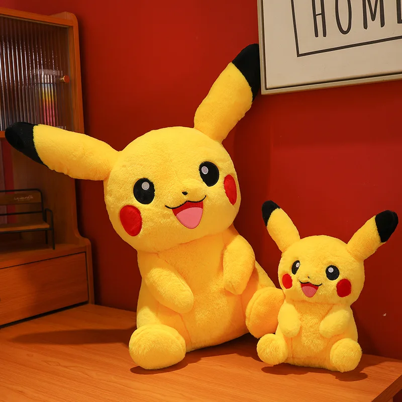 

Плюшевые игрушки Pokemon Pikachu, Мультяшные аниме плюшевые куклы, мягкие плюшевые куклы Kawaii Pikachu, детские куклы, подарок для детей, домашний декор
