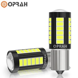 오프라 1pcs 12V 24V 1156 BAU15S 1157 BAY15D LED 조명 T20 7440 7443 Canbus 33pc 5630SMD 자동차 트럭 후면 신호 램프 DRL 전구