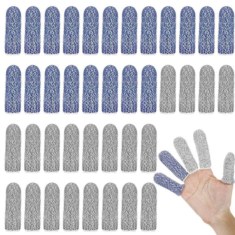 Neue 40-teilige Finger betten schnitt fester Schutz Anti-Schnitt-Fingers pitzen Finger hülle wieder verwendbare Finger abdeckungen Daumen finger