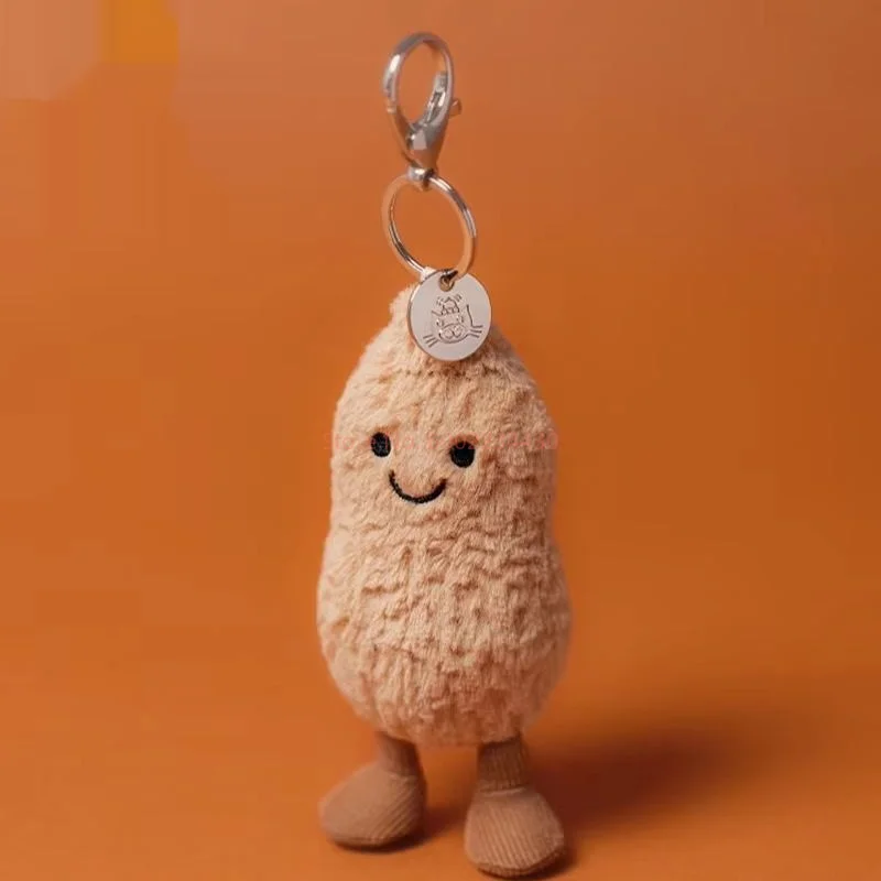 【IN VOORRAAD】Originele JELLYCAT UK Fun Peanut Leuke Knuffel Super Zachte Schoonheid Kleine Pinda Sleutelhanger Pop Verjaardag Kerstcadeau