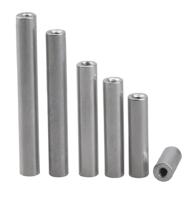 M2 M3 M4 M8 M10 Aluminum Round Coupling Nut Round Aluminum Standoff Spacer Rods