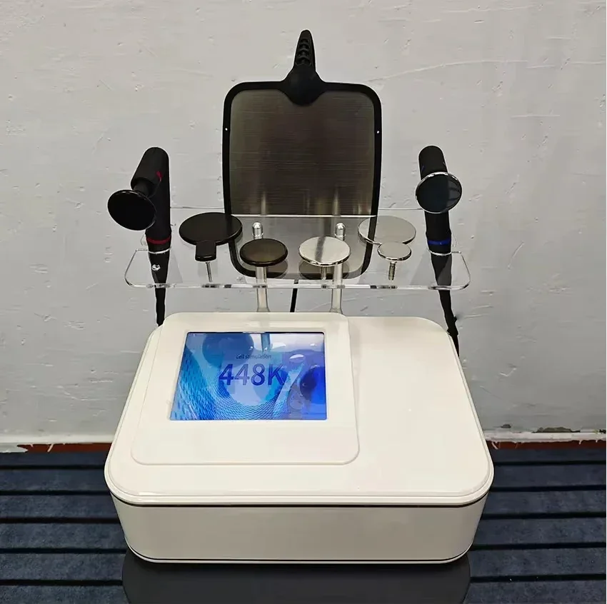 

448K Cet Ret Tecar Therapy Equipment Thermal Energy ski Care And Rejuvenation Diathermy Body Shaping sli fa Reduction