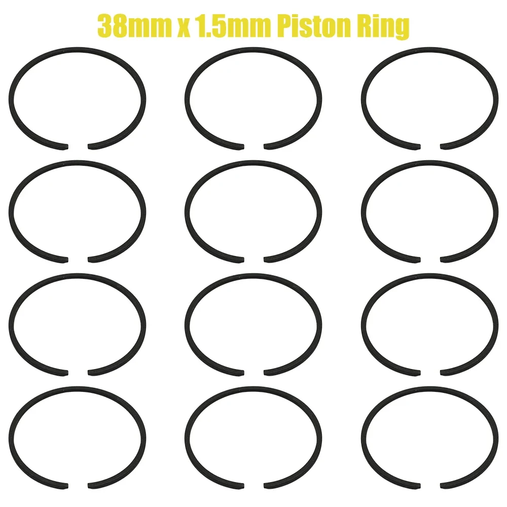 12pcs/lot 38mm x 1.5mm Piston Ring For Stihl FS150 FS151 FS220 FS350 Brush Cutter For Husqvarna 36 41 136 136LE 137 137E