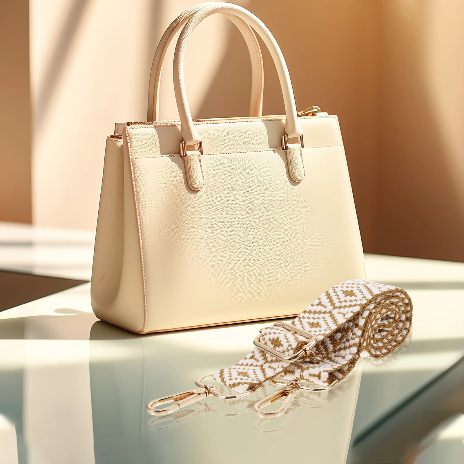 Purse Straps for Handbags Adjustable Cross Body Bag Strap Replacement Shoulder Strap Diy Universal Fashionable Durable Diagonal