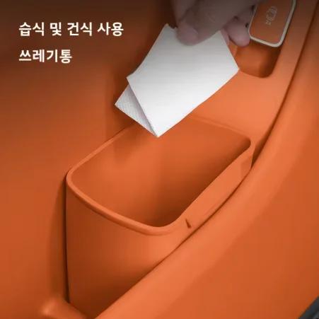 MengZ Universal Car Door Trash Can Waterproof Stain-Resistant Premium Silicone Snap-On Clip Design Car Interior Accessories