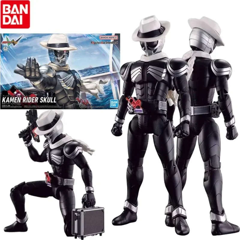 Bandai Genuine Figure-rise Standard Kamen Rider Skull Action Anime Figure Assemble Toy for Kids Christmas Gift Collectible Model