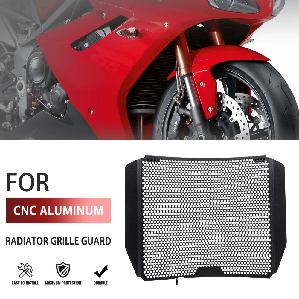 

For Daytona 675 Daytona675 2006 2007 2008 2009 2010 2011 2012 Radiator Grille Guard Cover Protection Water Tank Protection