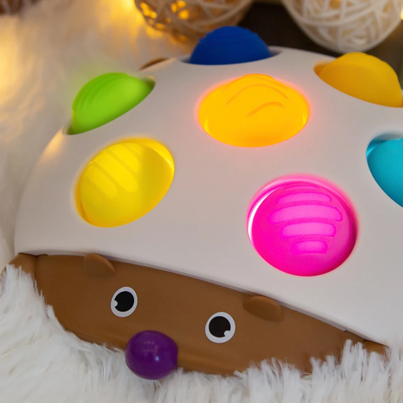 Juguetes Pop para apretar para niños, prensa de dedos, juguetes sensoriales de silicona para bebés y adultos, juguete de descompresión