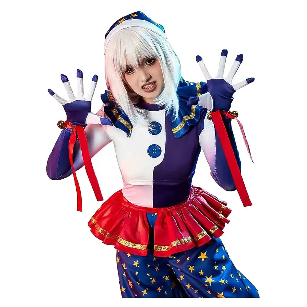 Gioco horror Orso Cosplay Moondrop joker Top Pantaloni Vestiti Festa Travestimento Donne Gioco di ruolo Costume di Halloween Carnevale Abiti