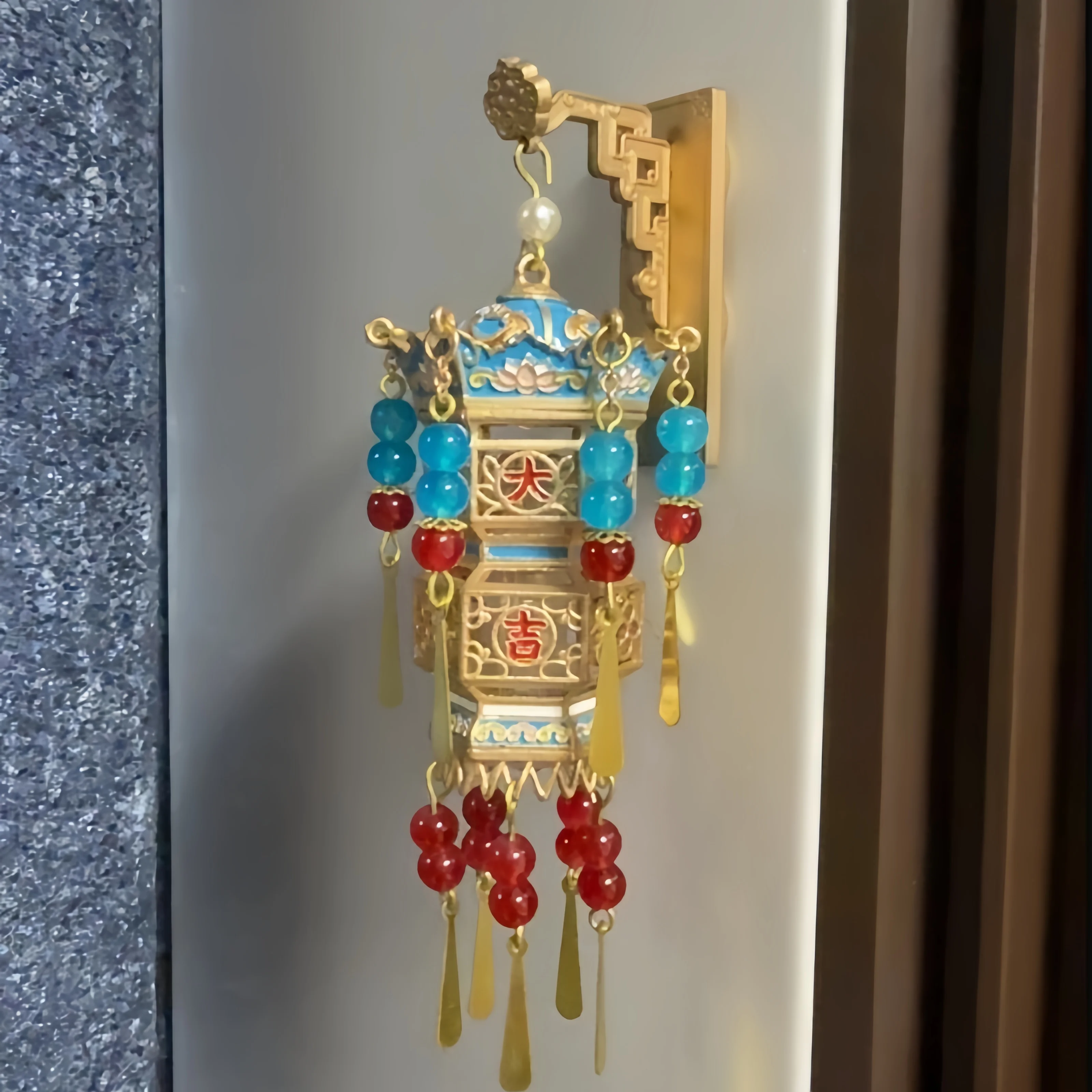 جراند جيدي فانوس مغناطيس الثلاجة متحف بكين متوهجة السياحة الصينية اللعب والهوايات عمل الشكل الرسوم المتحركة مشتق #5