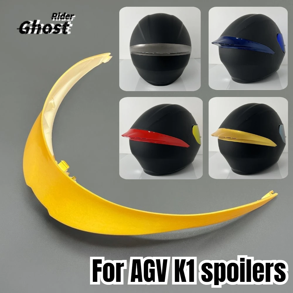 

K1 Spoiler for AGV K1 Helmet Tail Wing Parts Aerodinámica Replacement Aileron Pour Casque Moto Helmet Accessories