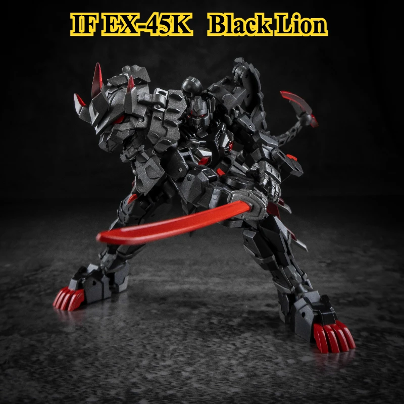 IN STOCK Transformation Iron Factory IF EX-45K EX45K Black Lion Fallen Samurai Action Figure Robot Collectible Gift With Box