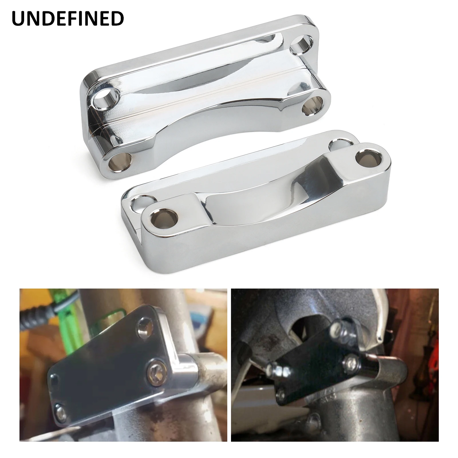 Suporte espaçador para para-lamas dianteiro de motocicleta, suporte espaçador para harley road king road glide street glide electra glide ultra clássico 2003-2013