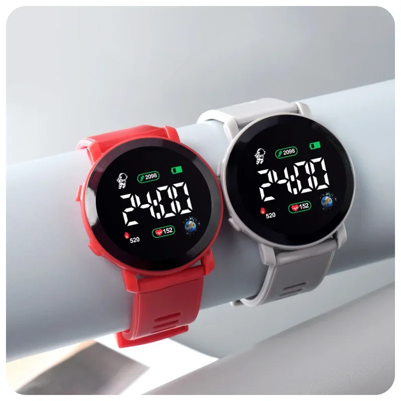 Orologi giocattolo elettrici per bambini Orologio da polso digitale a LED per bambini Orologio sportivo da esterno resistente e impermeabile Orologio digitale di alta qualità