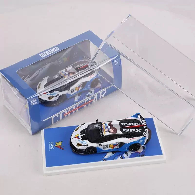 Cool Car 1/64 Scale LP700-4 GT EVO Alloy Simulation Car Model Static Decoration Collectibles Gift Toys
