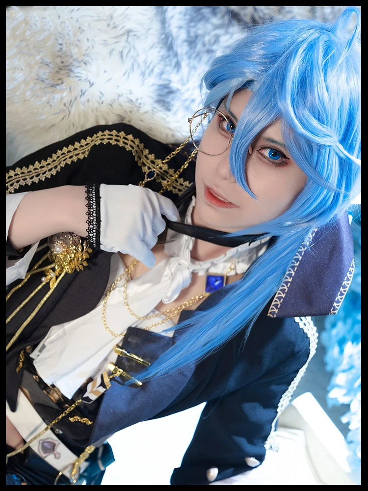 COS-HoHo Nu: بدلة لعبة مدرب كرنفال إدموند إيليت زي رائع وسيم زي تنكري لحفلات الهالوين