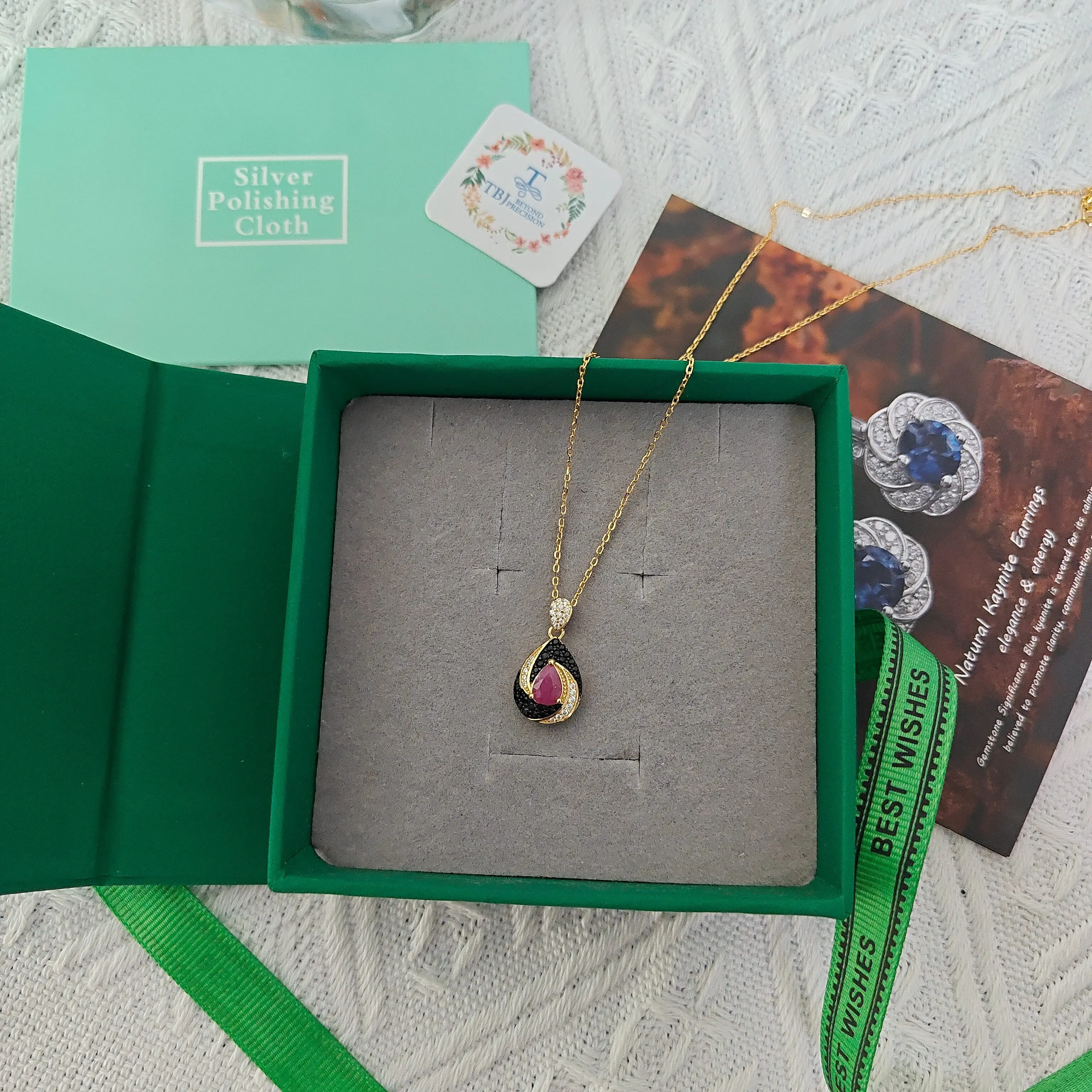 خمر 925 فضة المرأة قلادة الكمثرى الطبيعية 5*7 مللي متر روبي الأحجار الكريمة الحقيقية قلادة فاخرة غرامة مجوهرات لملابس مأدبة