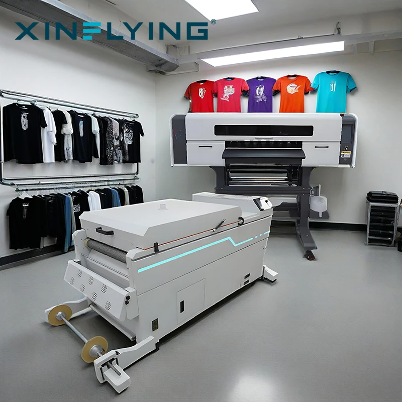 XinFlying 24-inch 24-head printer printer DTF A1 printing width powder shaker US local stock DTF printer full set
