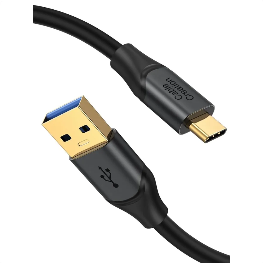 

2 шт., 1,6 фута, USB-кабели для передачи данных и зарядки, 10 Гбит/с, совместимые с внешним твердотельным накопителем USB C, iPhone 16 15 Pro Max