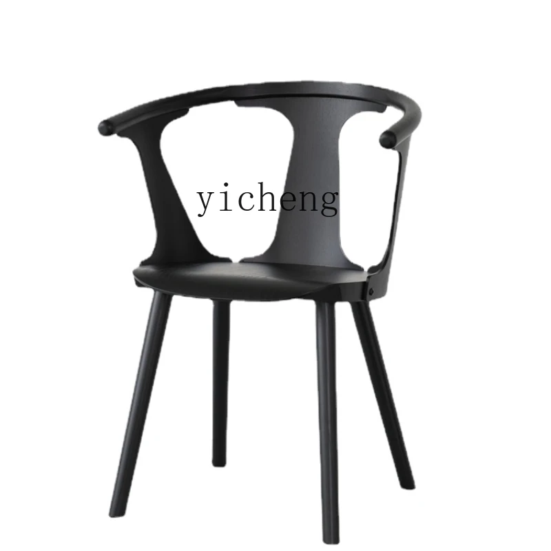 Zk Solid Wood Dining Chair Simple High-End Restaurant Design Designer Chair