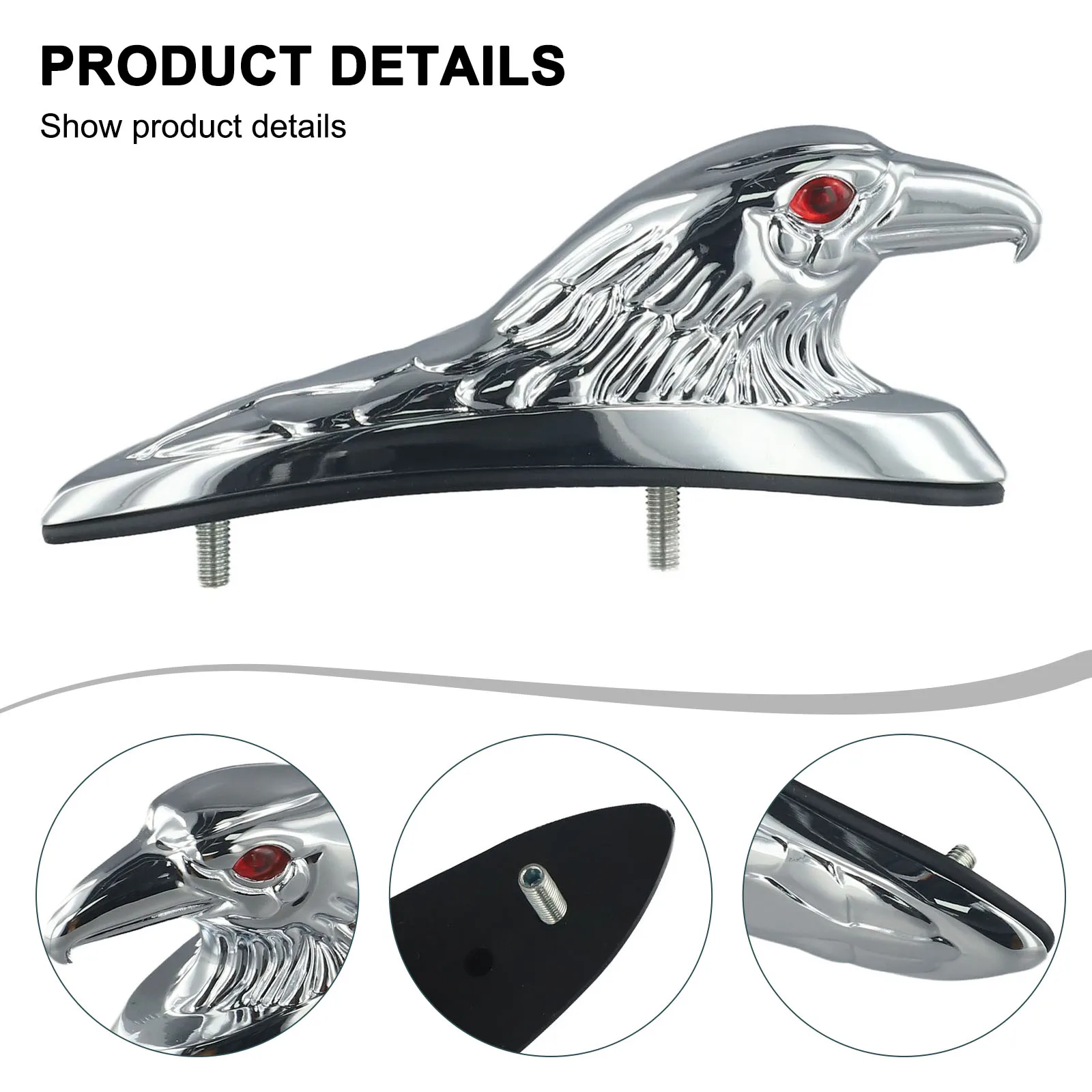 

For Various Motorcycle Brands Motorcycle Hood Decoration Motorcycle Chrome Decoration Motorcycle Upgrade Nostalgic Design