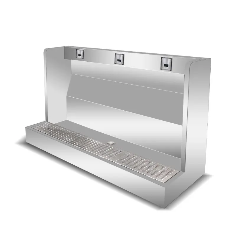304 stainless steel urinal shopping mall school public toilet car standing floor urinal thickened urinal