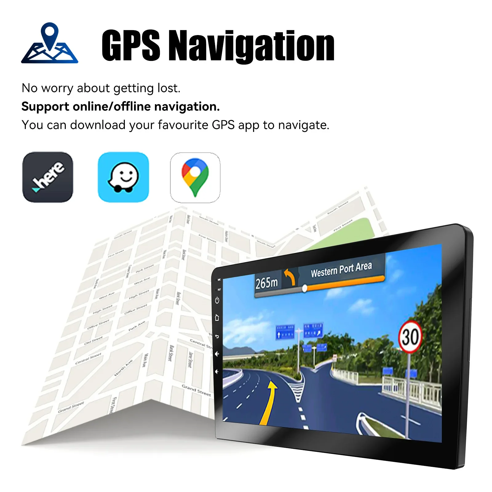 ESSGOO 2 Din Radio samochodowe Carplay Android Auto 7 9 10 cali 4G 64G Uniwersalny odtwarzacz multimedialny DSP AM RDS AHD GPS WIFI Autoradio