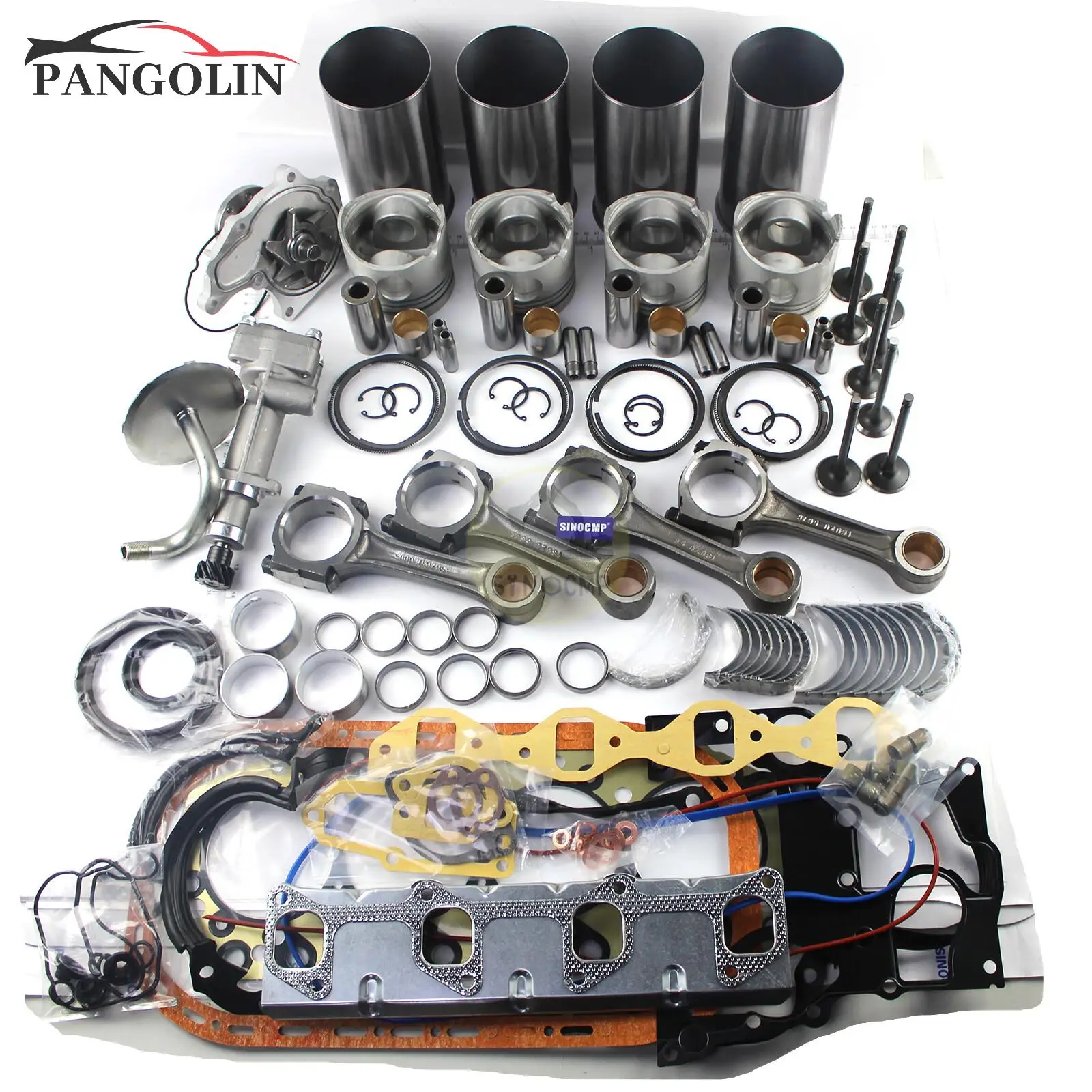 

Комплект для капитального ремонта двигателя 4JB1 для Isuzu 4JB1 E70B, поршневые штифты, основные подшипники, компоненты двигателя, комплекты для восстановления, стержни для восстановления