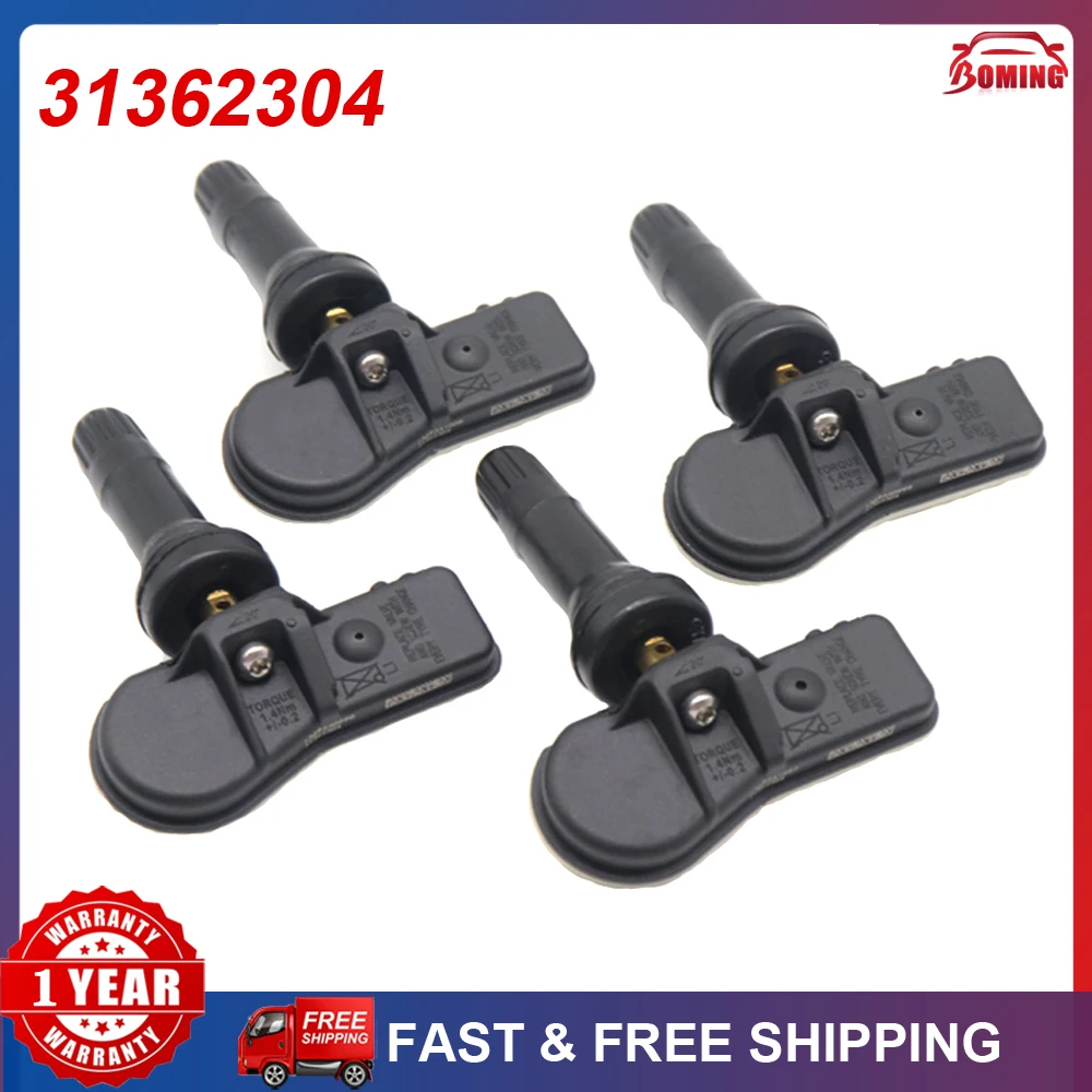 1/4PCS 31362304 Car TPMS Tyre Pressure Monitoring Sensor For Volvo S60 S90 V60 V90 XC90 2015 2016 2017 1633500 50662193