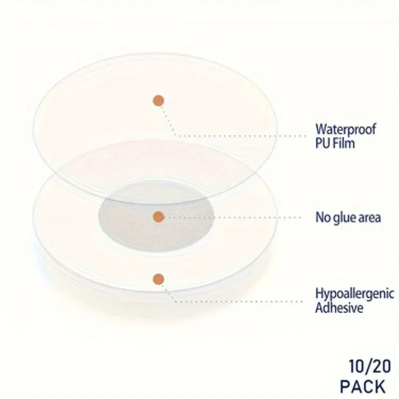 20/50 Packungen Freestyle & Libre 3 Sensoraufkleber: Wasserfest, 14-Tage-Klebepflaster, hypoallergen, latexfrei