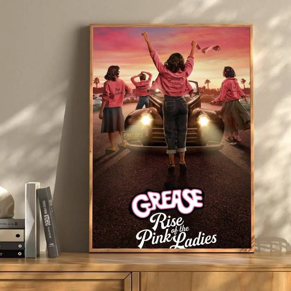 GREASE-Vintage Movie Klassieke filmposters HD-kwaliteit Poster Wall Art Painting Study Nordic Home Decor