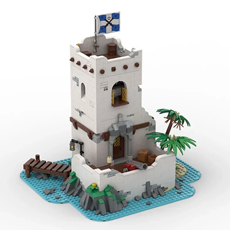Moc قوالب بناء القراصنة القلعة نموذج التكنولوجيا المخروضة الإمبراطورية وحدات كتل الهدايا لعب للأطفال لتقوم بها بنفسك مجموعات الجمعية