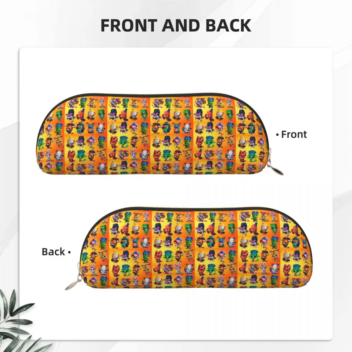 حافظة أقلام رصاص من Zooba Battle Arena، حقيبة تخزين أدوات مكتبية، صندوق أقلام بسعة كبيرة لهدايا الأطفال