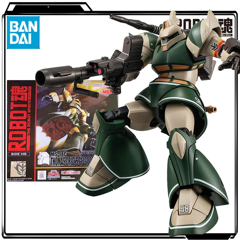

Bandai Genuine ROBOT Anime Figure MS-14C Gelgoog Cannon 130mm Action Figure Toys for Boys Kids Gift Collectible Model Ornaments