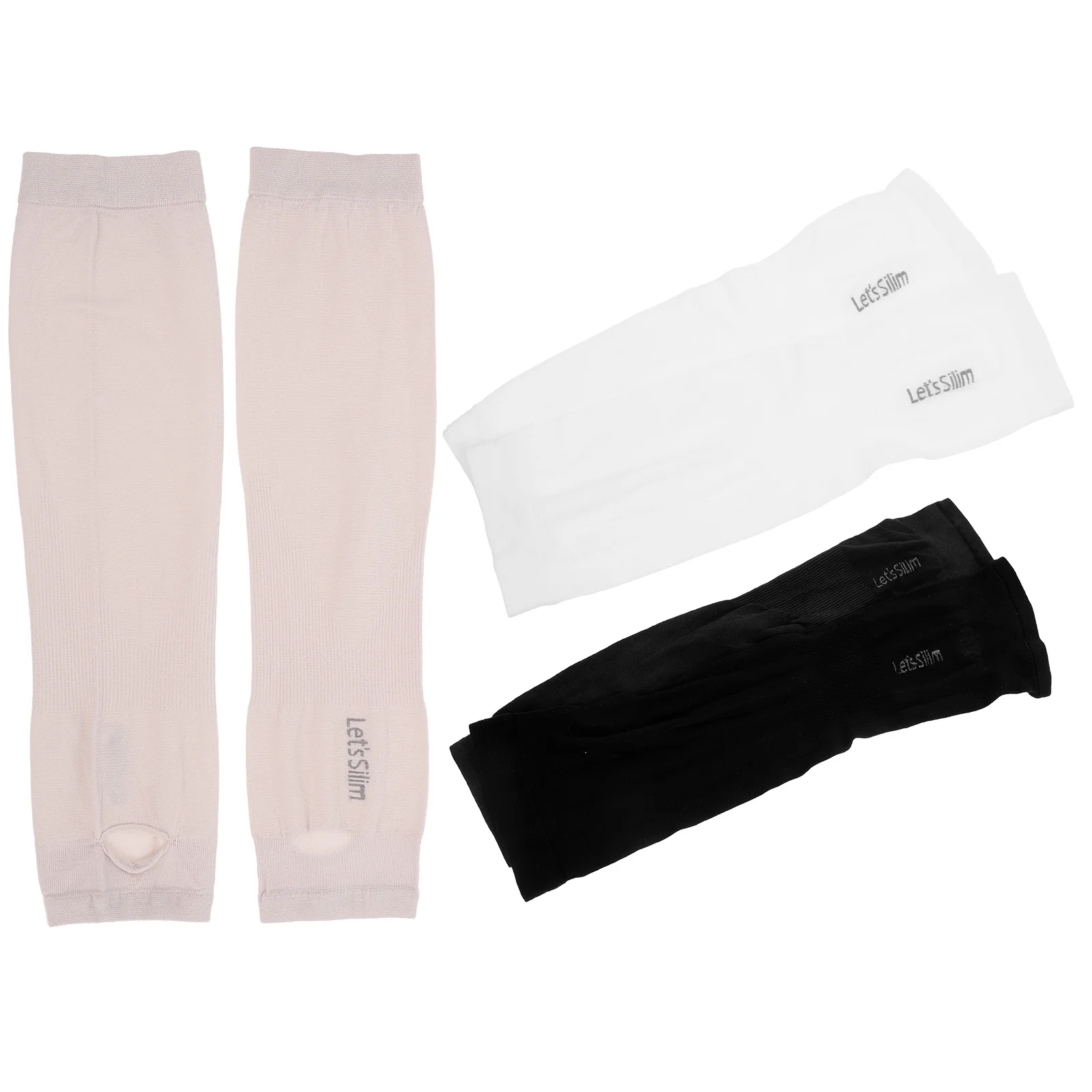 

3Pairs Sun Protector Arm Sleeves Uv Protection Long Sleeve Cover Anti-Slip Breathable for Cycling Running Golf Fishing Outdoor