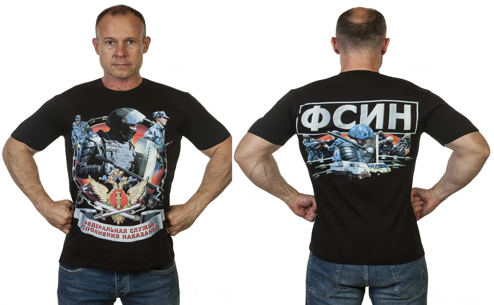 Rare Russian Federal Prison Administration T-Shirt New 100% Cotton O-Neck Summer Short Sleeve Casual Mens T-shirt Size S-3XL