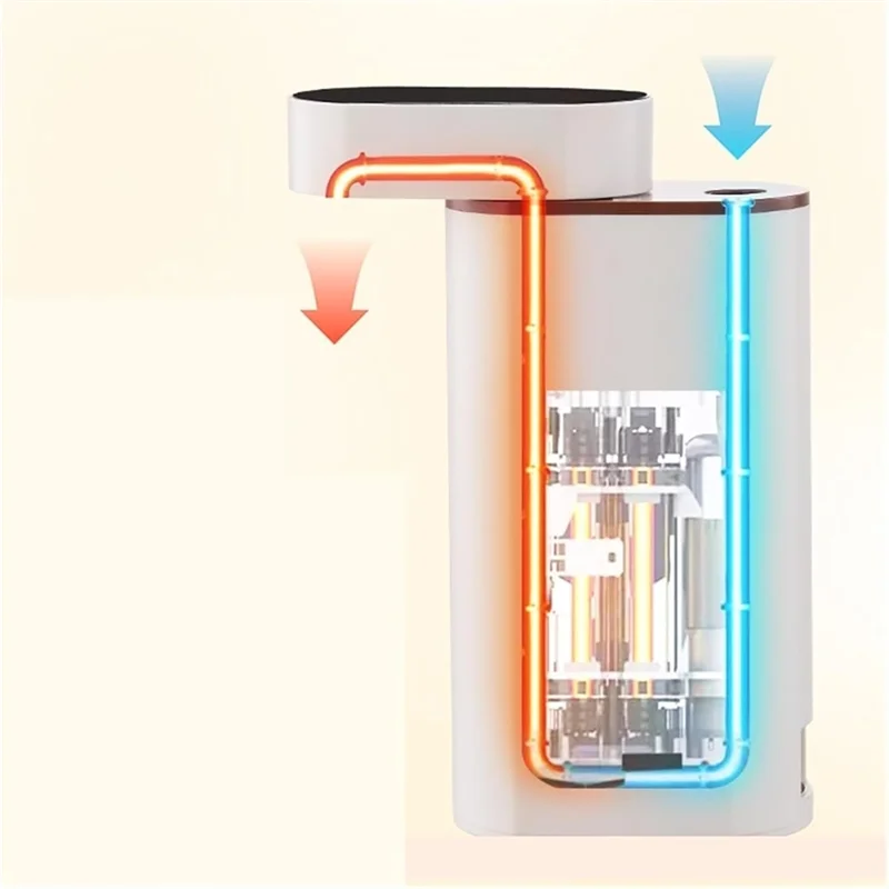 ABVI-Mini Water Dispenser Smart Touch Screen Water Purifier Fortravel Andhome EU Plug