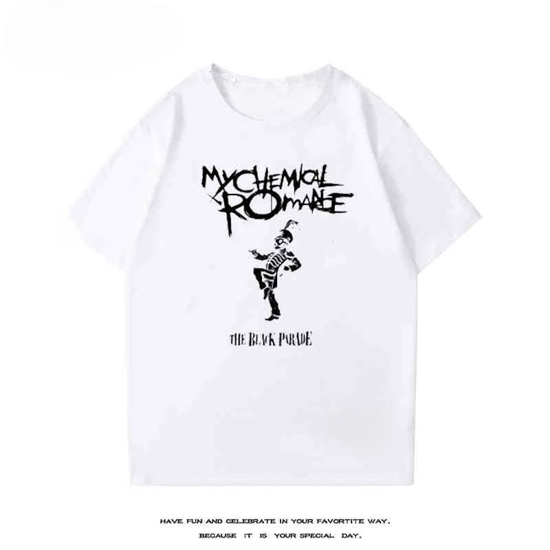 2024 New MY CHEMICAL ROMANCE Band Cotton Short Sleeve T-shirt Boys Cotton Punk Rock Half Sleeve Streetwear