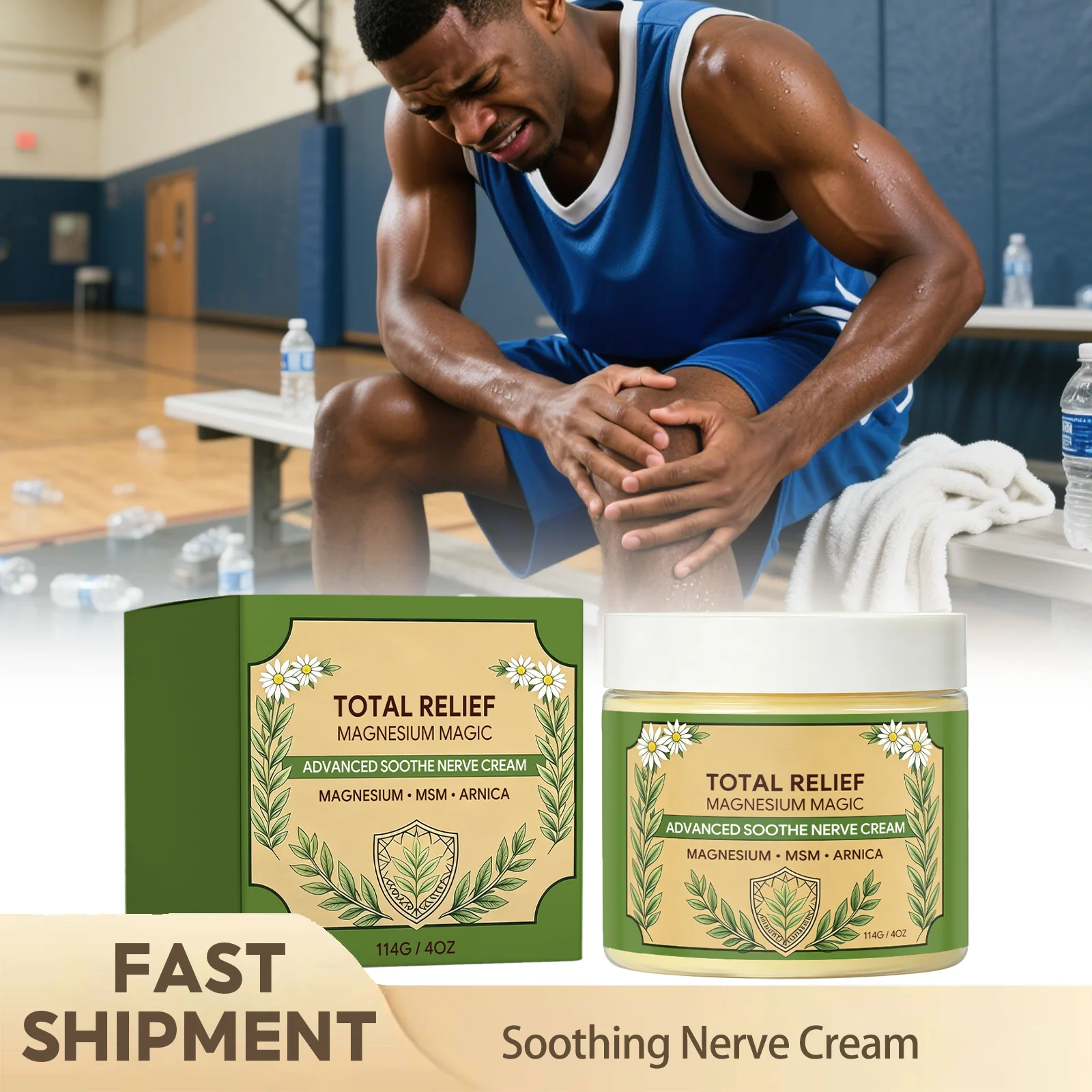 Soothing Nerve Cream Relieve Joint Stiffness Discomfort Swelling Improve Joint Flexibility Mobility For Body Muscle Joint Care