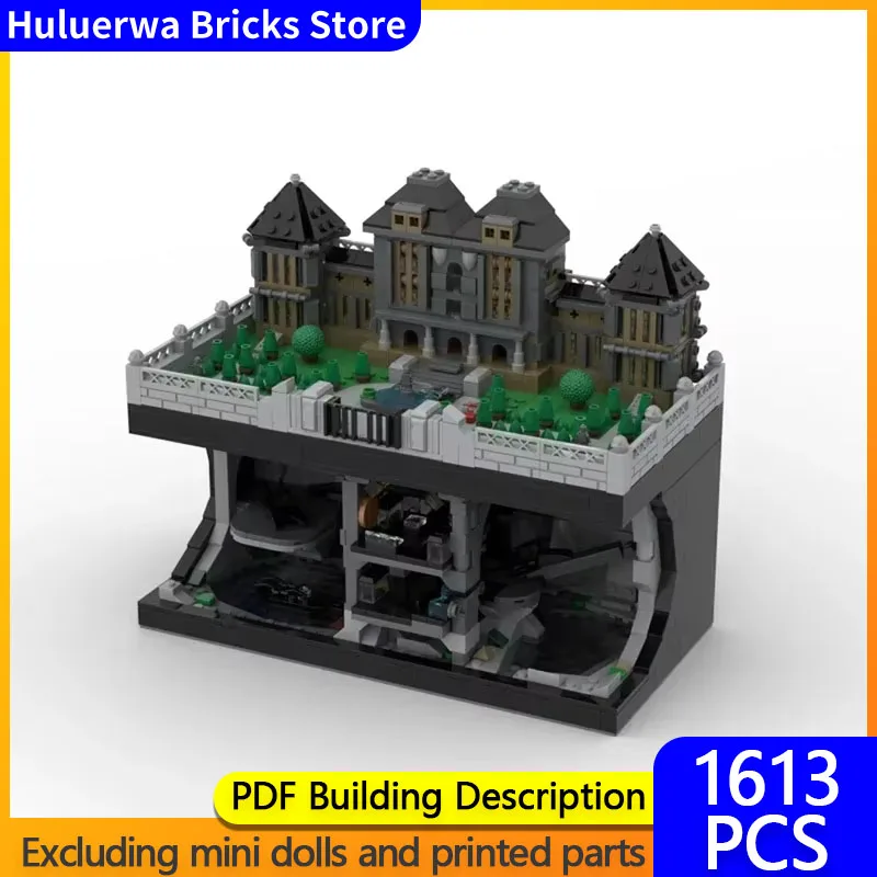 Hero Movies Model MOC Building Bricks Underground Caves And Estates Modular Technology Gifts Holiday Assemble Children Toys Suit