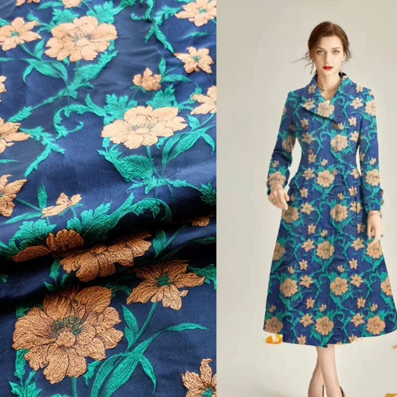 

Рельефная жаккардовая парчовая ткань, платье на заказ, костюм Тан, ткань Cheongsam, пряжа против морщин, окрашенная на метр