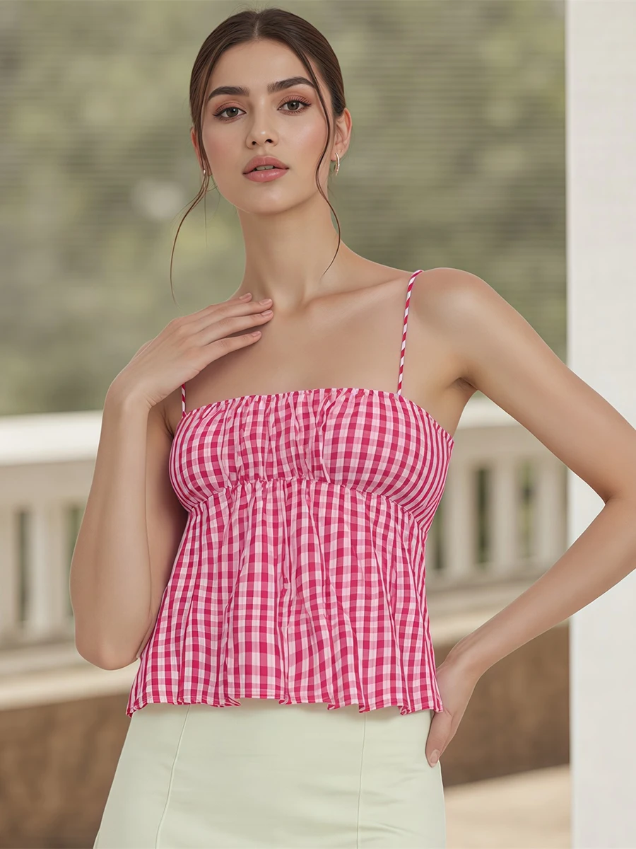 Chemisier à imprimé Floral pour femmes, manches à volants, col en v, avec cravate sur le devant, détail pour la mode printemps et été