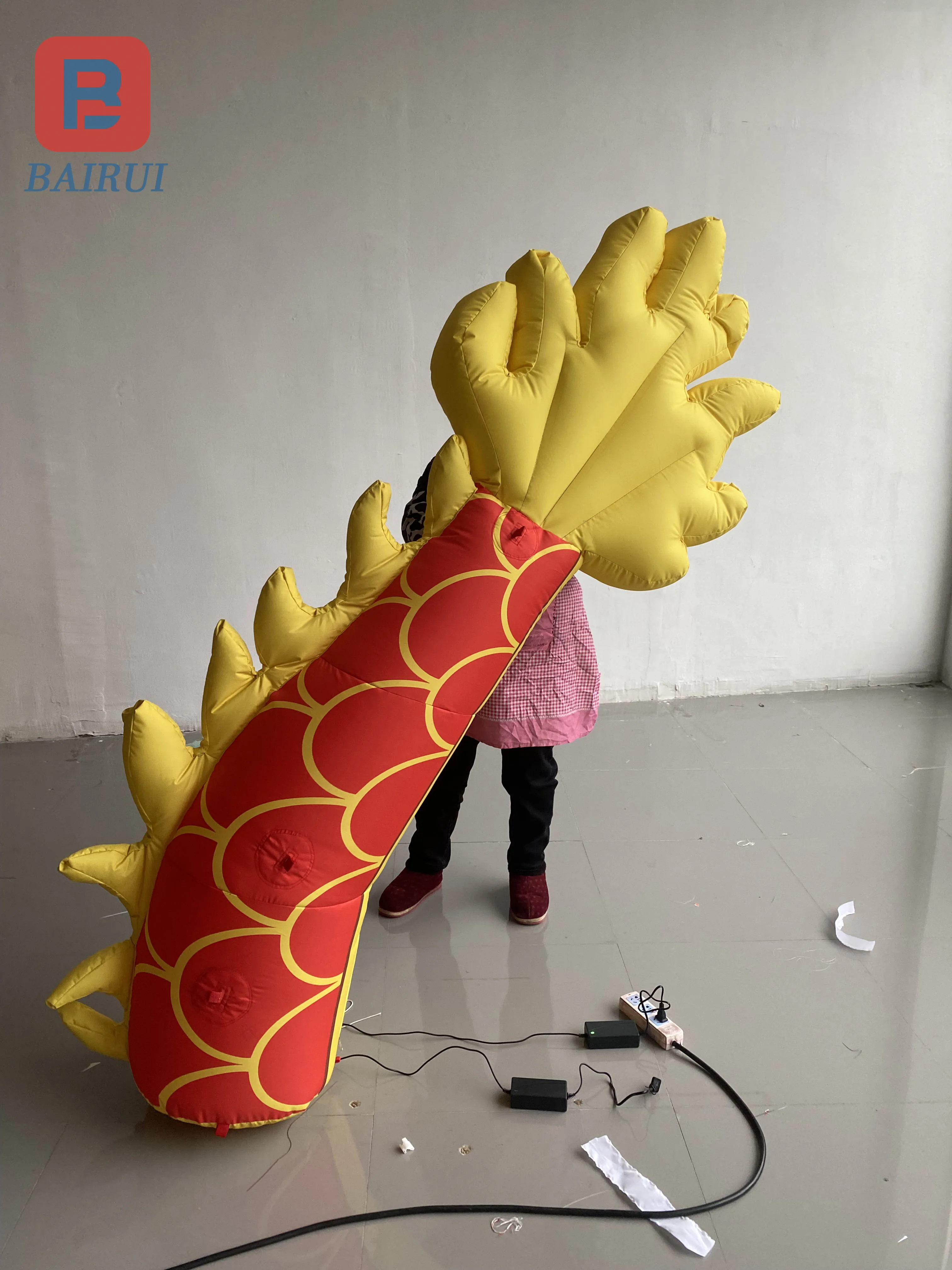 Cartoon Inflatable Dragon Year Mascot Air Model Chinese Dragon New Year Zodiac outdoor commercial decoration props