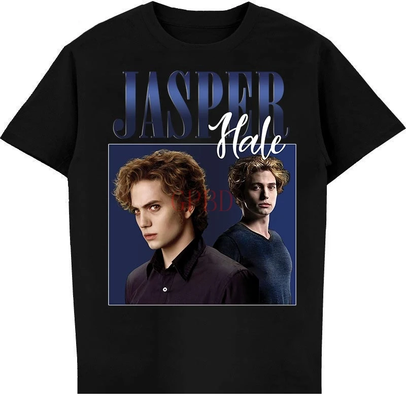 Jaspis atmen Shirt Filme die Dämmerung Saga Jackson Rathbone Kristen Stewart T-Shirt Robert Pattinson Tee BN31