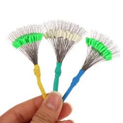100Pcs S/SS/SSS/M/L/LL Anti-wrapped Beans Float Fishing Bobber Silicone Stopper Space Bean Connector Fishing Line Tackle