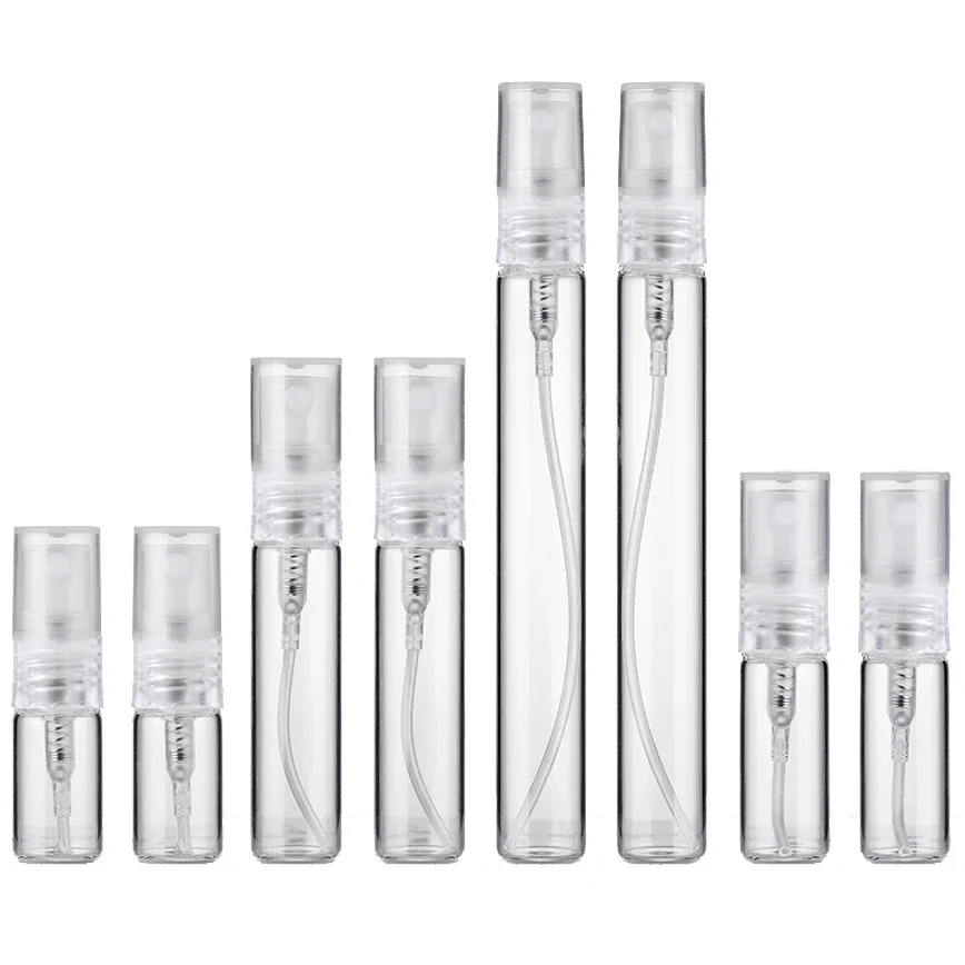 8/16pcs Parfüm flasche tragbares Glas nachfüllbare Sprüh flasche Zerstäuber behälter Frauen Parfüm pumpe Reise flasche – Detail 1